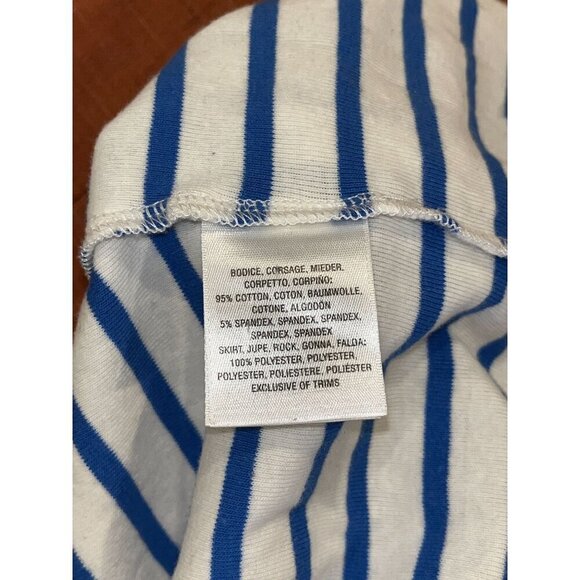 Anthropologie White Paisley Ruffle Hem Striped Sleeveless Top Women's Size XS - Picture 8 of 9